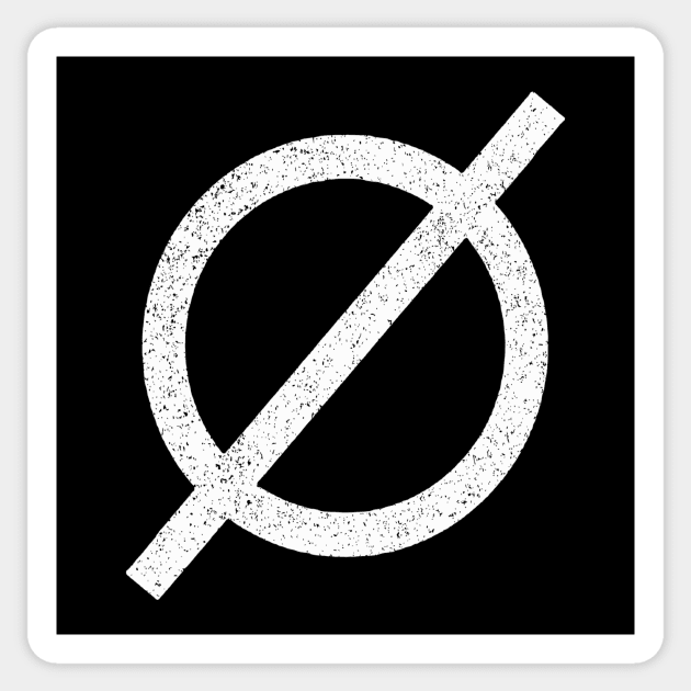 EMPTY SET SYMBOL Sticker by Cult Classics